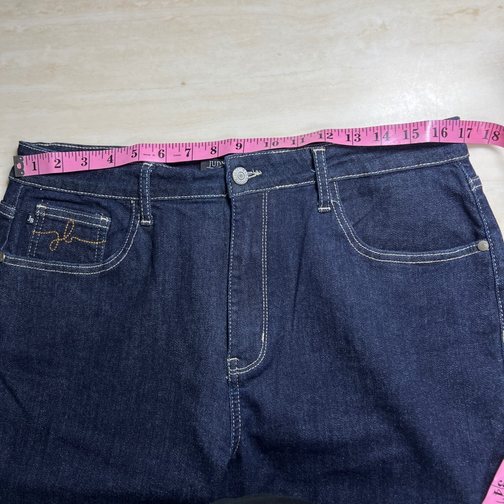 Judy Blue Mom Jeans Dark Wash High Rise Tapered Leg JB88273 DK Womens 15/32 - Picture 14 of 16